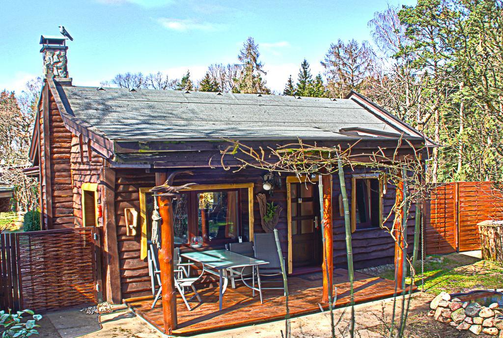 Villa Norwegisches Holzhaus Neuruppin Exterior foto